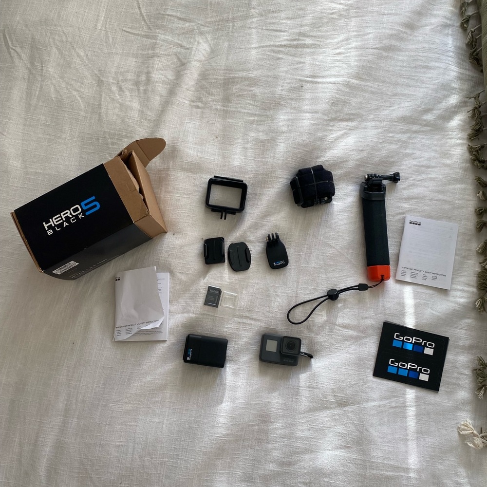 GoPro Hero 5 black with accessories